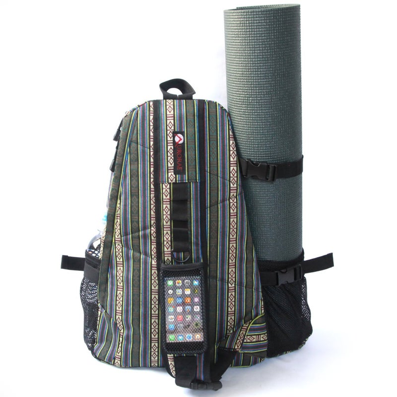 AURORAE Yoga Mat/Gym/Picklleball Cross-body Travel Sling Back Pack. Mat sold separately. - Image 4